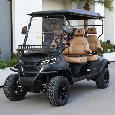 4-Passenger 48V Street-Legal Lithium LSV with LED Lights