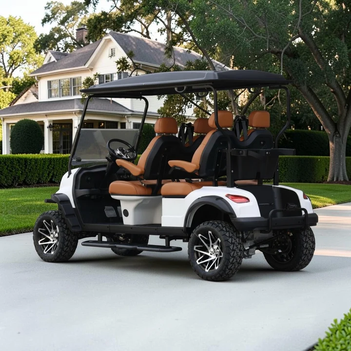 Signal White 4-Passenger 206Ah Extended-Range Lithium LSV with Savannah Seats - Image 6