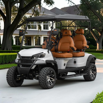 Signal White 4-Passenger 206Ah Extended-Range Lithium LSV with Savannah Seats