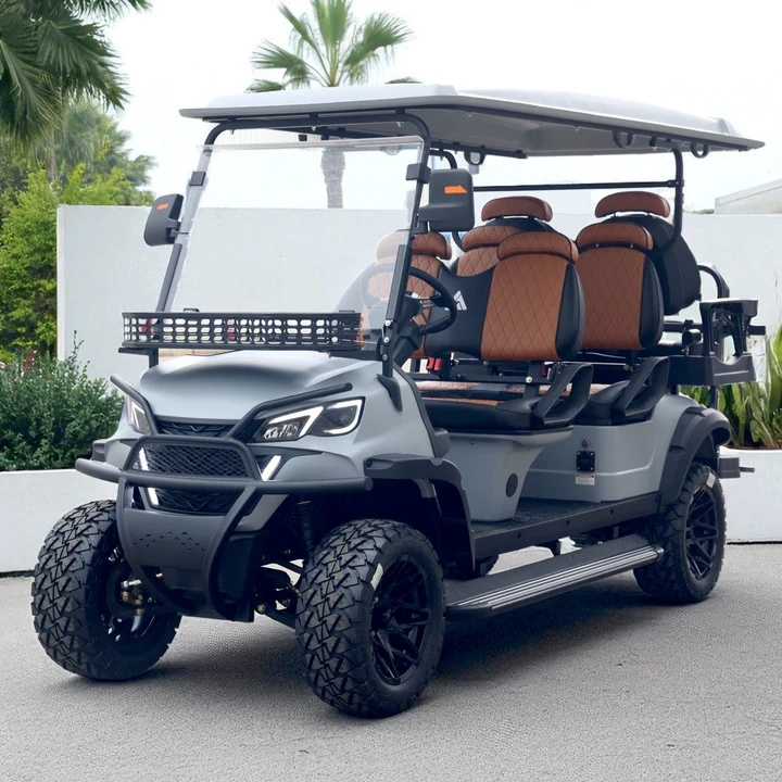 6-Passenger Extended-Range Street-Legal Lithium LSV with LED Lights - Image 5