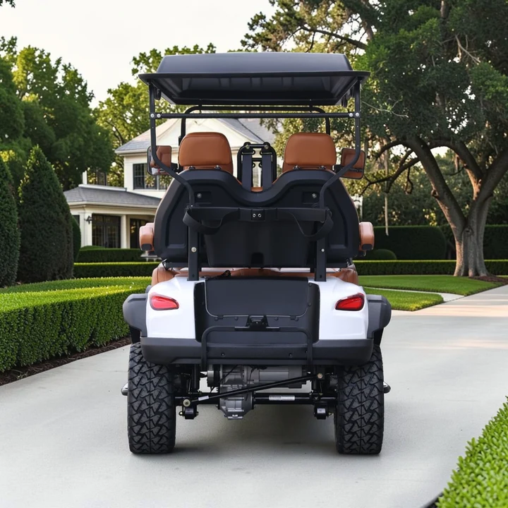Signal White 4-Passenger 206Ah Extended-Range Lithium LSV with Savannah Seats - Image 4