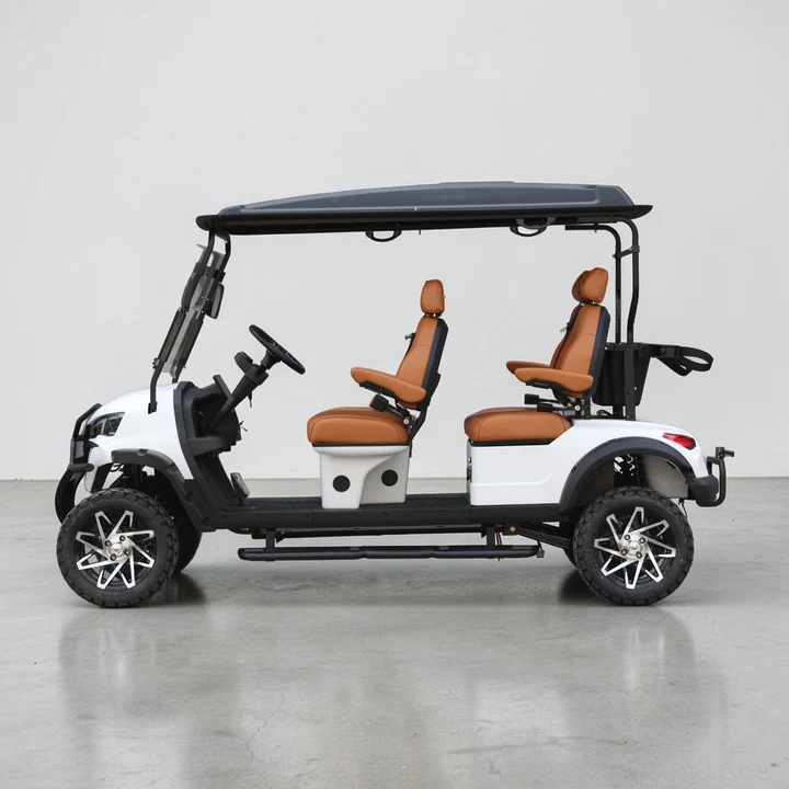 Signal White 4-Passenger 206Ah Extended-Range Lithium LSV with Savannah Seats - Image 5