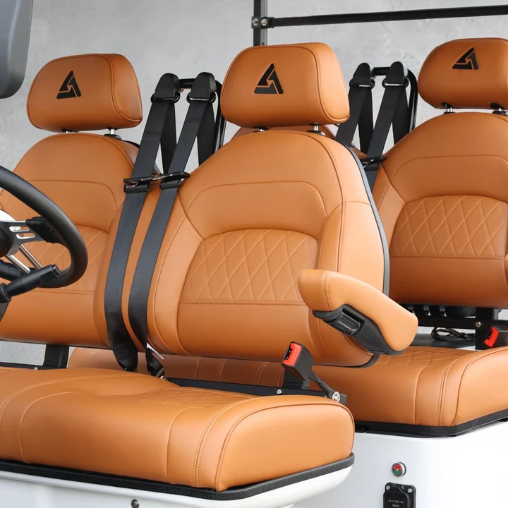 Signal White 4-Passenger 206Ah Extended-Range Lithium LSV with Savannah Seats - Image 2